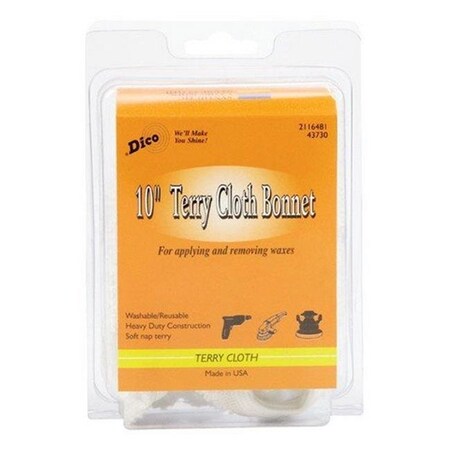 Dico Dico 58443730 1 in. Terry Cloth Bonnet 2116481